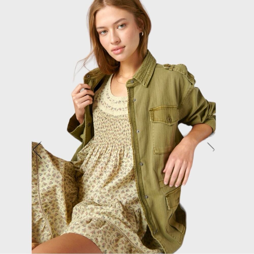 Lucky Brand Floral Embroidered Tiered Mini Dress Size XL - Picture 3 of 5